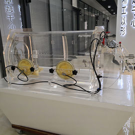 Petite chambre d'essai de fermeture sous-vide de contrôle de l'oxygène de l'eau de boîte à gants de vide