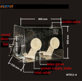 Dispositif d'essai inclus par bande de boîte à gants de laboratoire pour le matériel Mt011-A de batterie