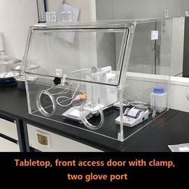 Porte d'accès principal en caoutchouc de boîte à gants de Benchtop avec la bride pour l'opération confortable