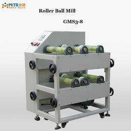 Machine de moulin de pot de laboratoire de couche de 2 rouleaux, moulin de meulage GMS3-8 du laboratoire 1.1Kw