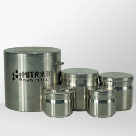 1L - les pots de l'acier inoxydable 5L avec des couvercles, moulin de meulage vertical cogne la résistance à l'usure