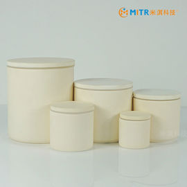 Pots de meulage en céramique de moulin d'alumine de grande pureté, accessoires micro de broyeur à boulets