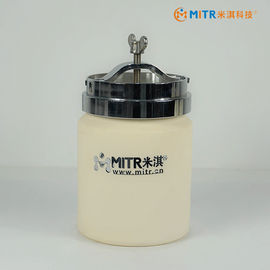 Poudre de micron fraisant la machine horizontale de broyeur à boulets avec le rouleau de dessus de polyuréthane