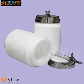 CE pot de broyeur à boulets horizontaux de PTFE/TÉFLON pour le moulin de boule de commande/le moulin de mélange