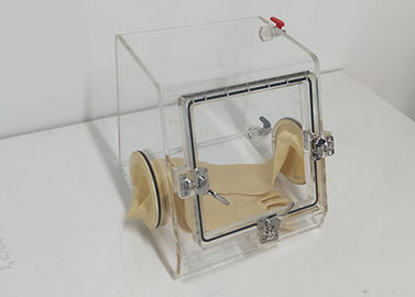 Équipement de laboratoire d'isolement de boîte à gants à pleine vue, petite boîte à gants de table